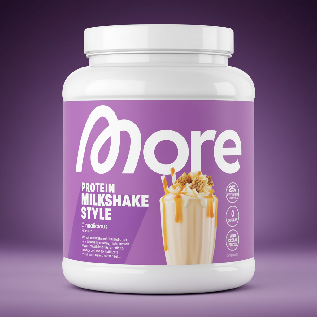 More Nutrition Total Protein 600g Cinnalicious - Mehrkomponenten-Protein für Muskelaufbau und Training
