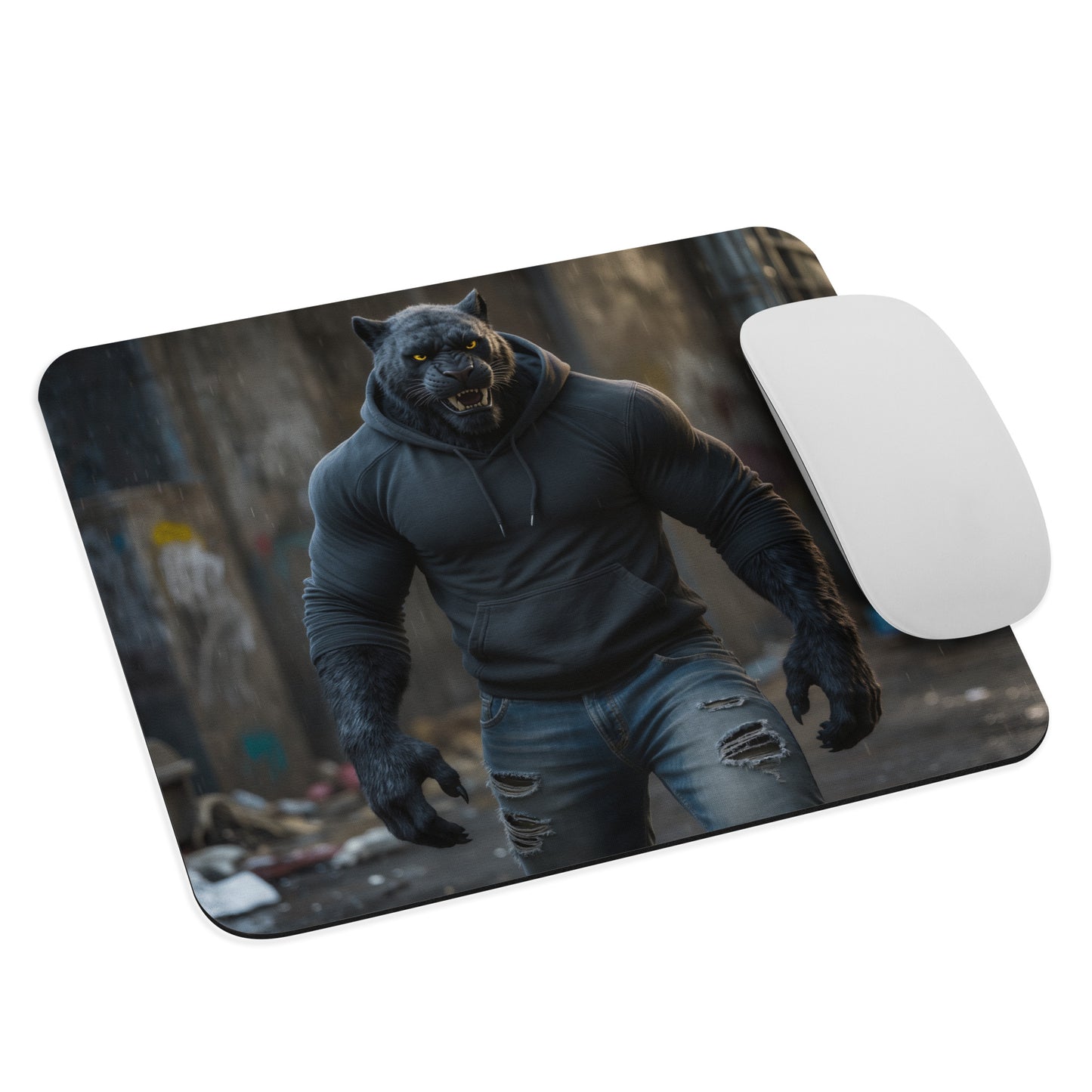 IRON BEAST BODY Gaming-Mauspad - Black Panther Premium Mousepad