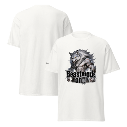 IBB T-Shirt weißer Beastmode Wolf