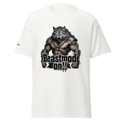 IBB T-Shirt weiß Blitzwolf Beastmode on