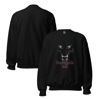 IBB Pulli schwarz Beastmode Wolf