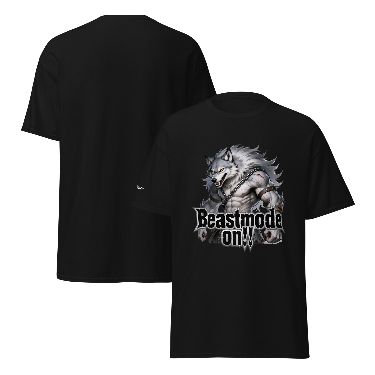 IBB T-Shirt grauer Wolf Beastmode on