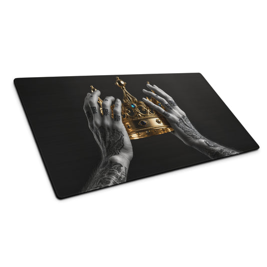 IRON BEAST BODY Gaming-Mauspad - Golden Crown XXL Premium Mousepad
