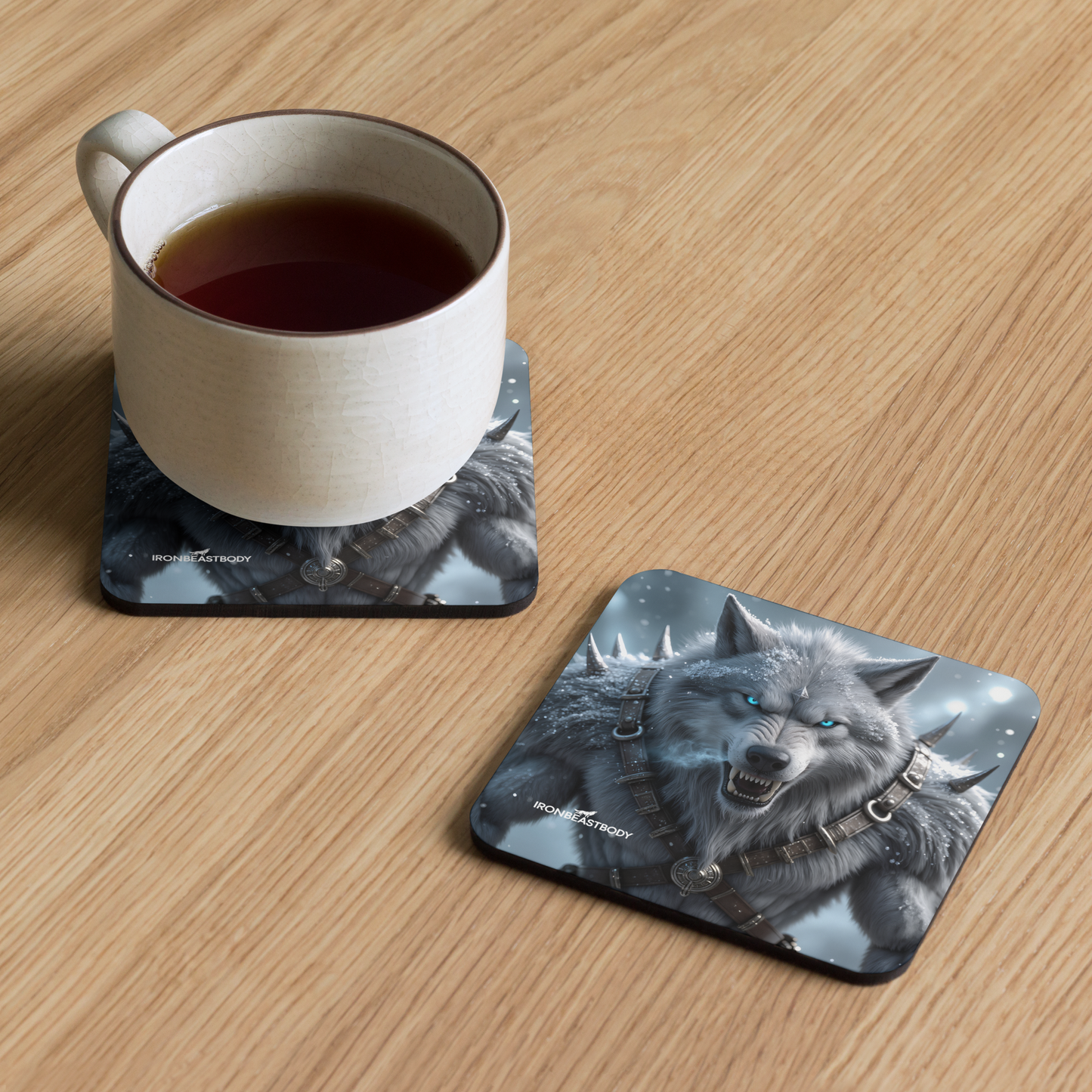 Untersetzer Eis Wolf 4er Set