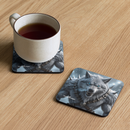 Untersetzer Eis Wolf 4er Set