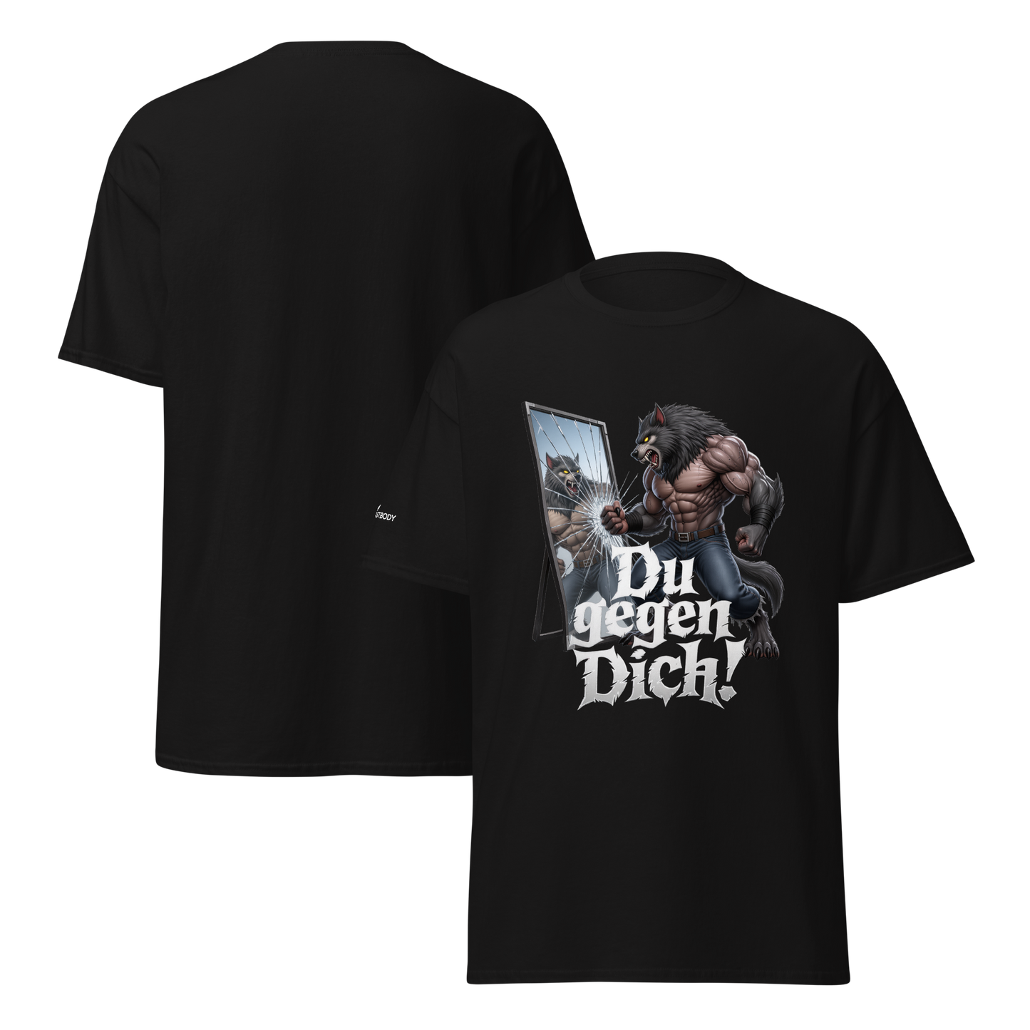 IBB T-Shirt schwarz Du gegen dich