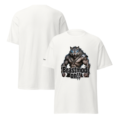 IBB T-Shirt weiß Blitzwolf Beastmode on