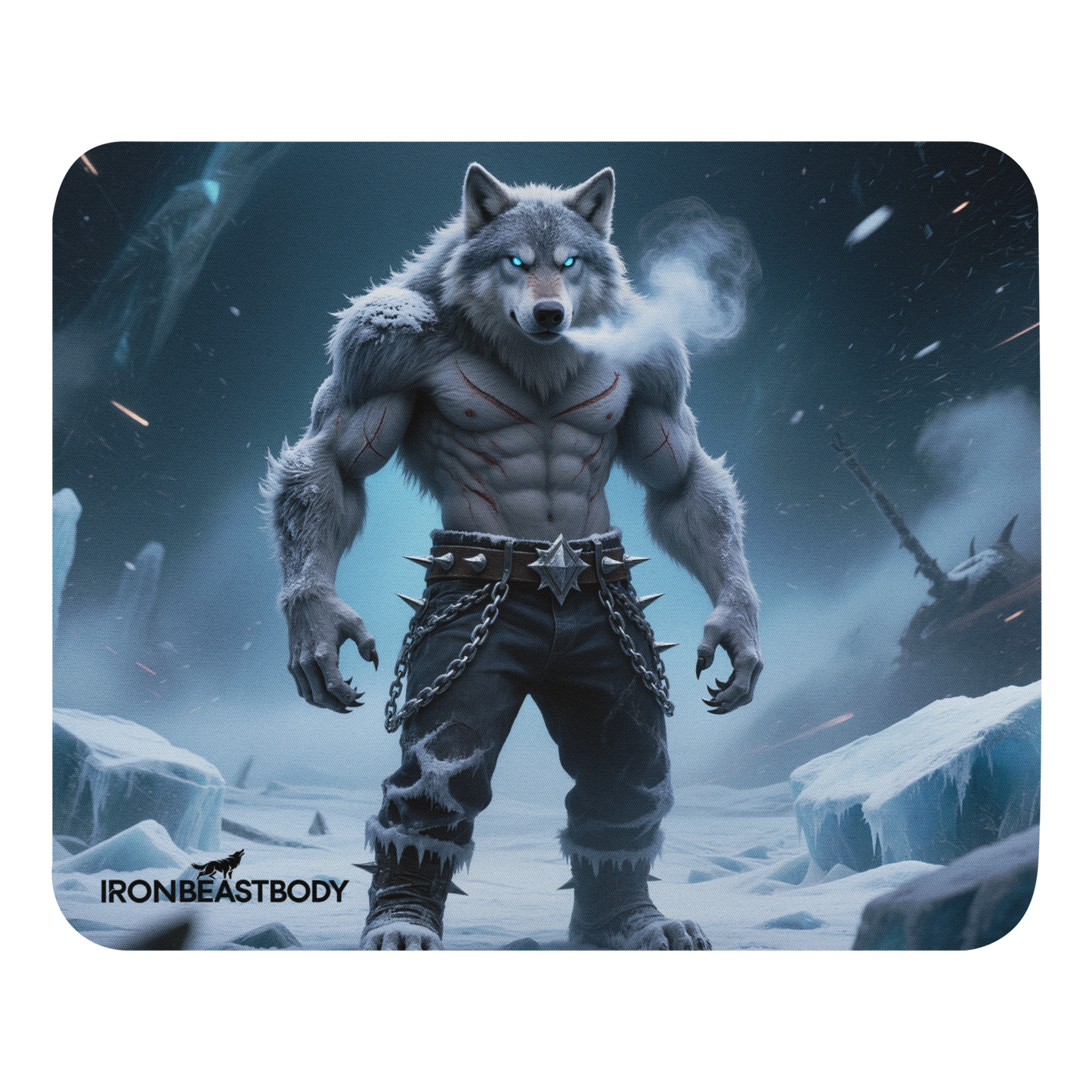 Mauspad Winter Wolf