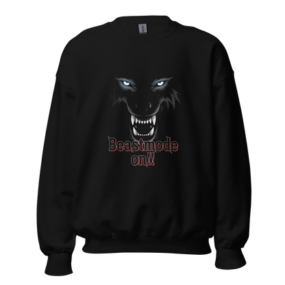 IBB Pulli schwarz Beastmode Wolf