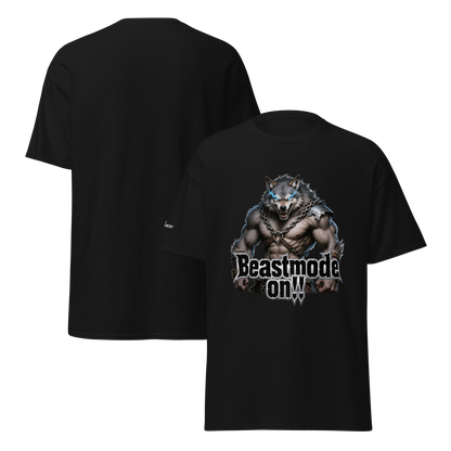 IBB T-Shirt schwarz Blitzwolf Beastmode on