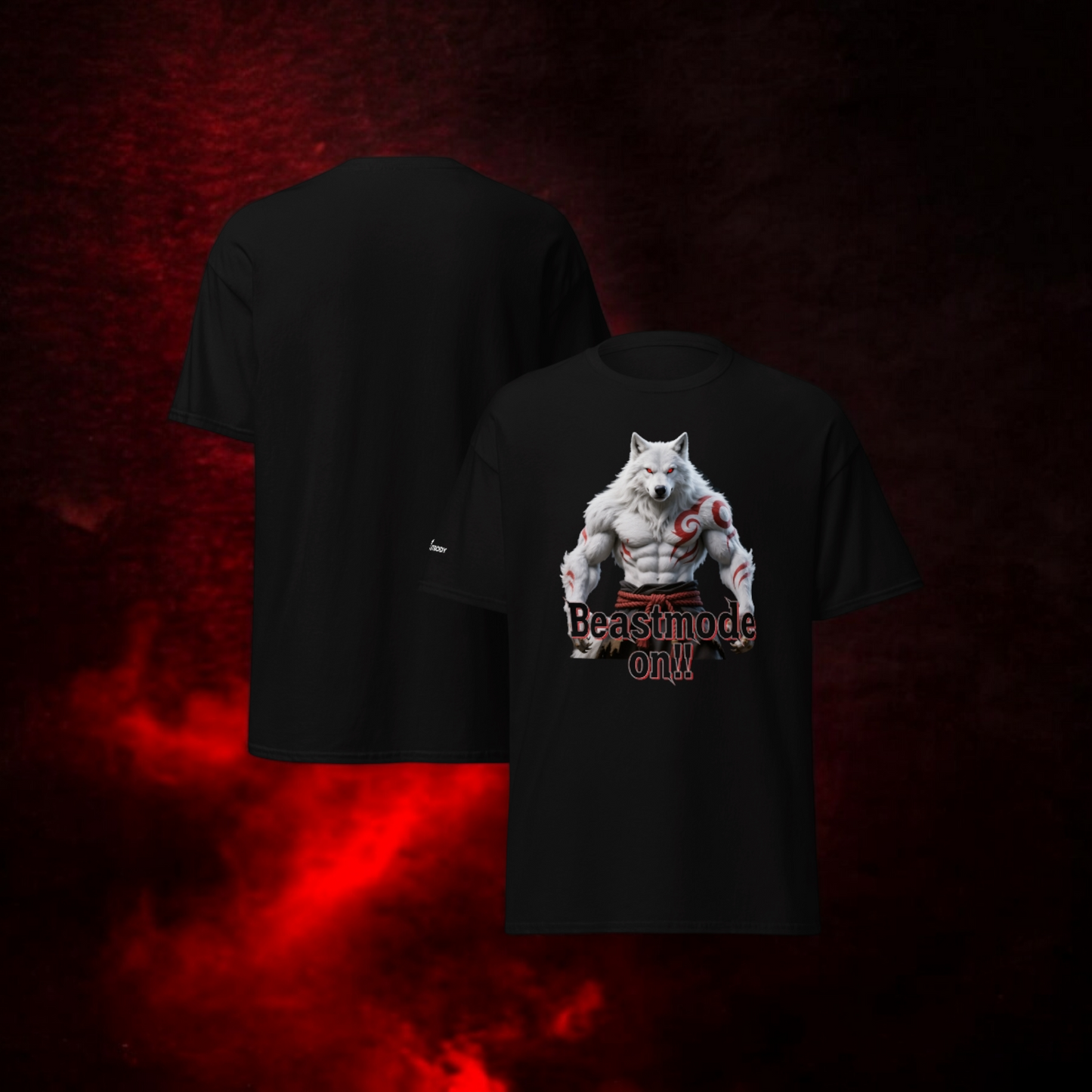 IBB T-Shirt Whitewolf Beastmode on