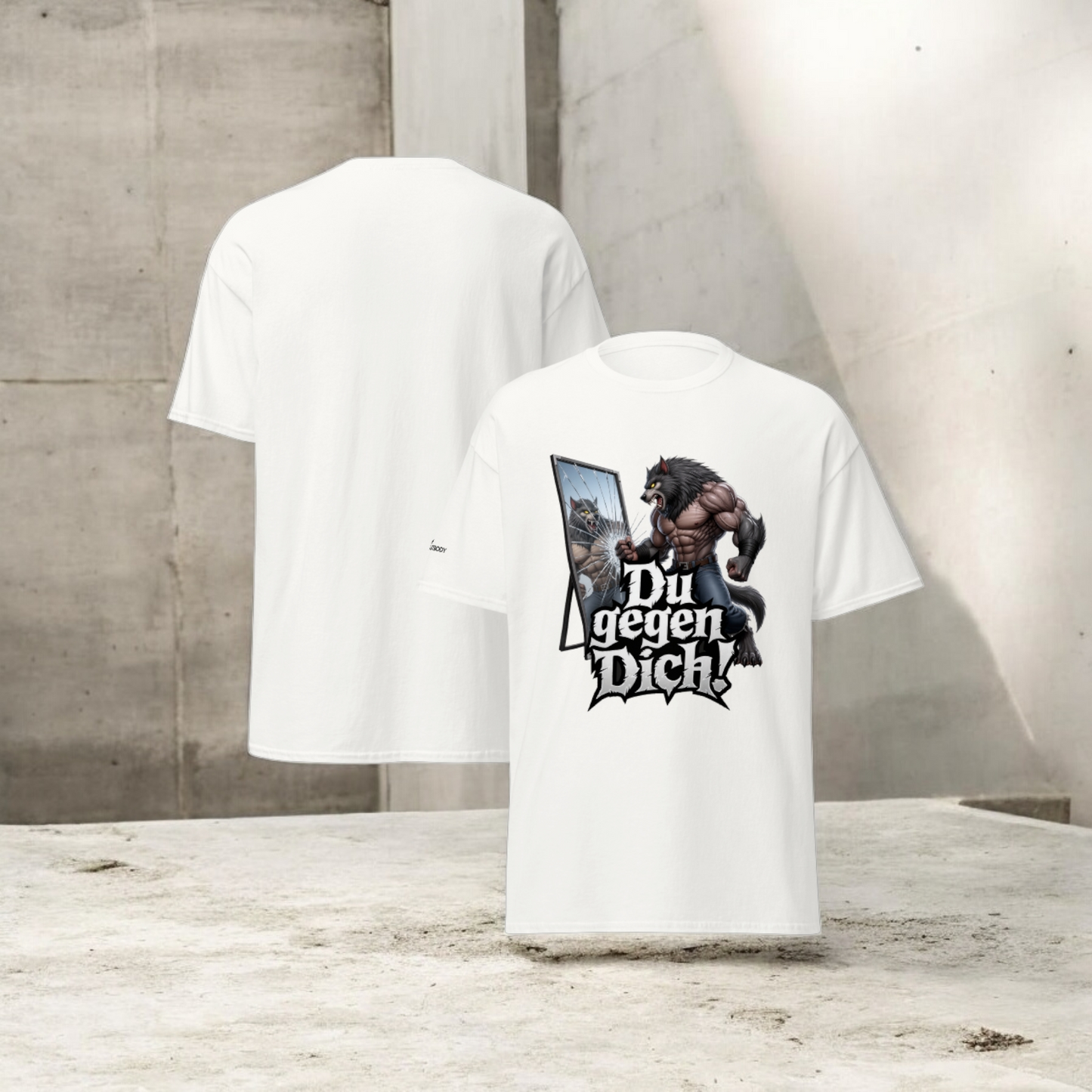 IBB T-Shirt weiß Du gegen Dich