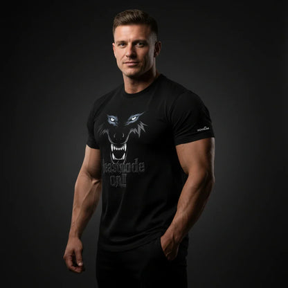 Beast Mode Wolf T-Shirt - IRON BEAST BODY
