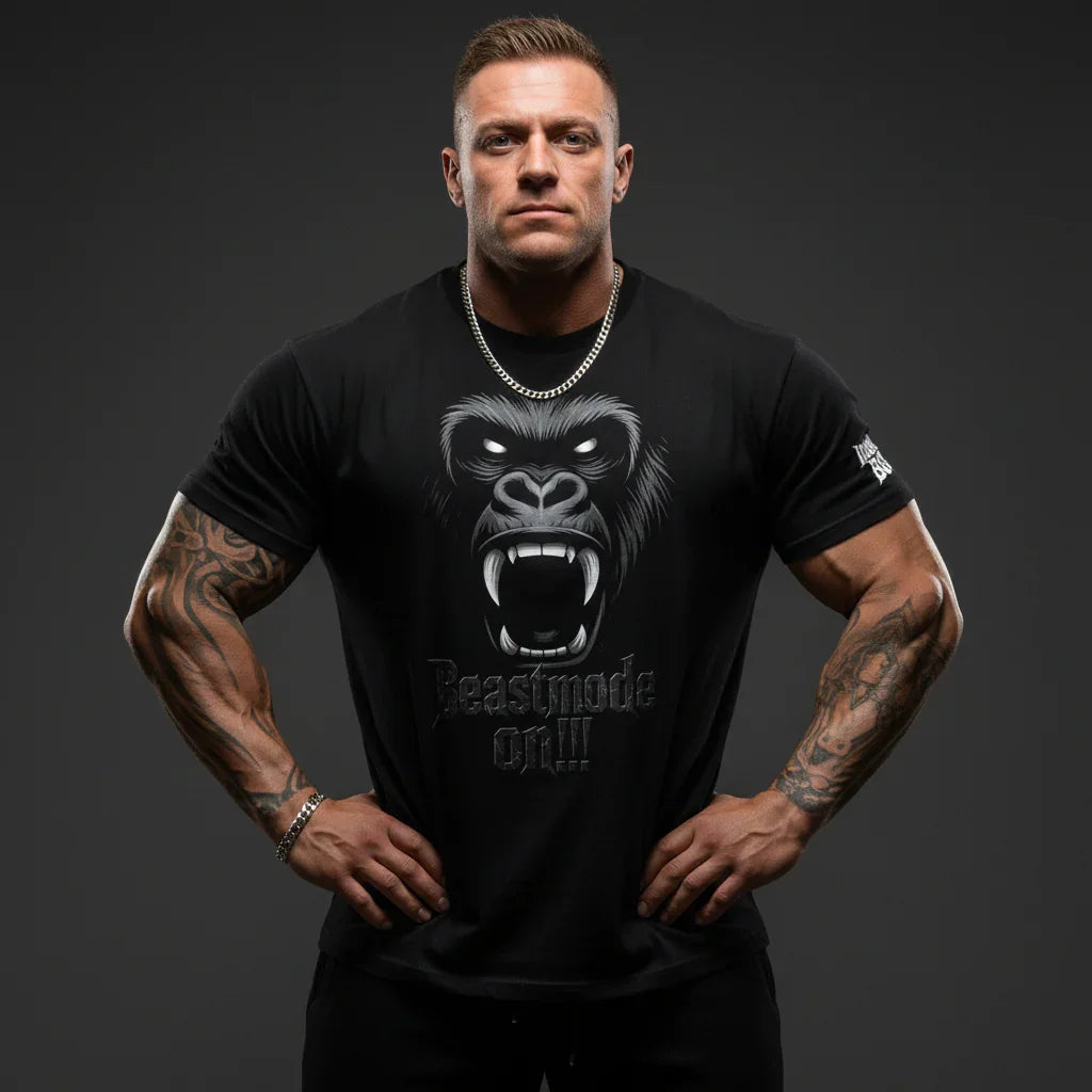 Beast Mode Gorilla T-Shirt - IRON BEAST BODY