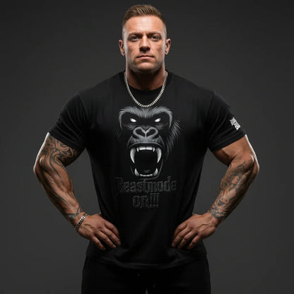 Beast Mode Gorilla T-Shirt - IRON BEAST BODY